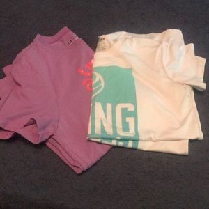 Set of Girl Under Armour Shirts